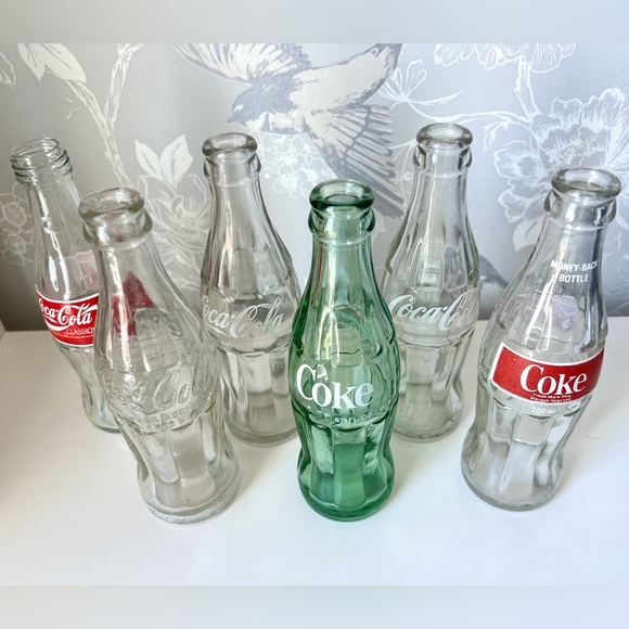 Set of 6 Vintage Coca Cola Bottles - Picture 2 of 5